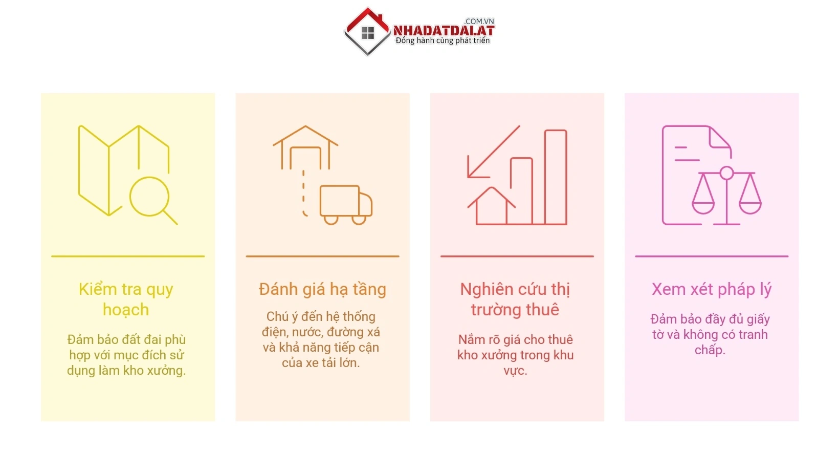 Lưu ý khi đầu tư thị trường nhà xưởng, kho bãi Đà Lạt