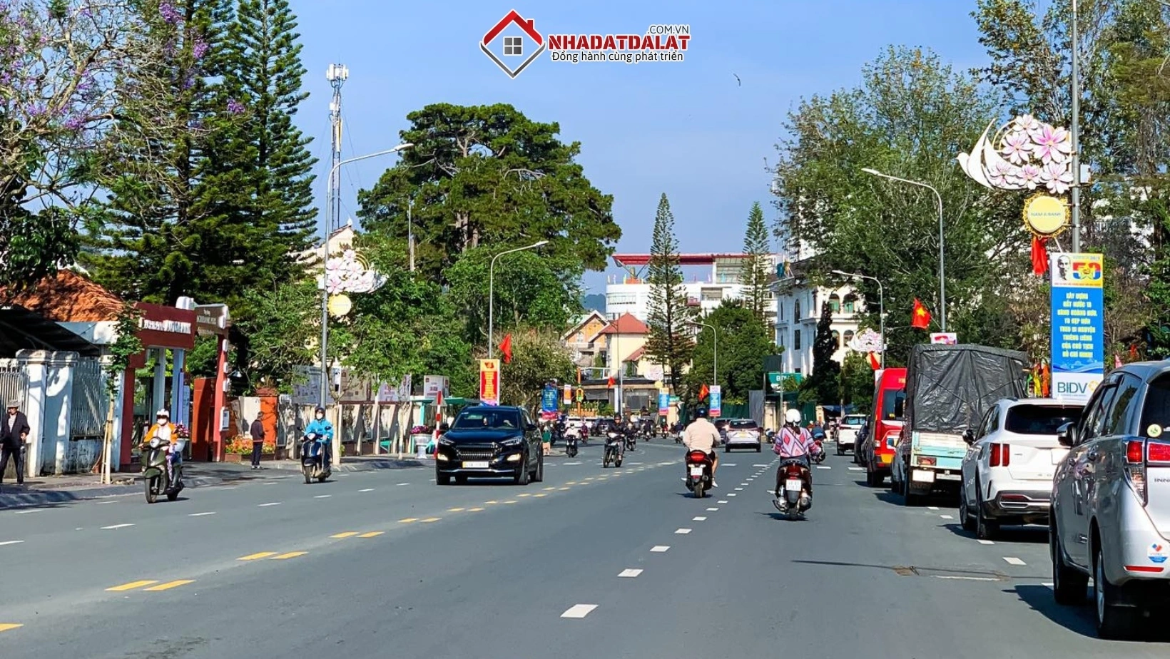 Hạ tầng giao thông và tiện ích ở Phường Lâm Viên Đà Lạt