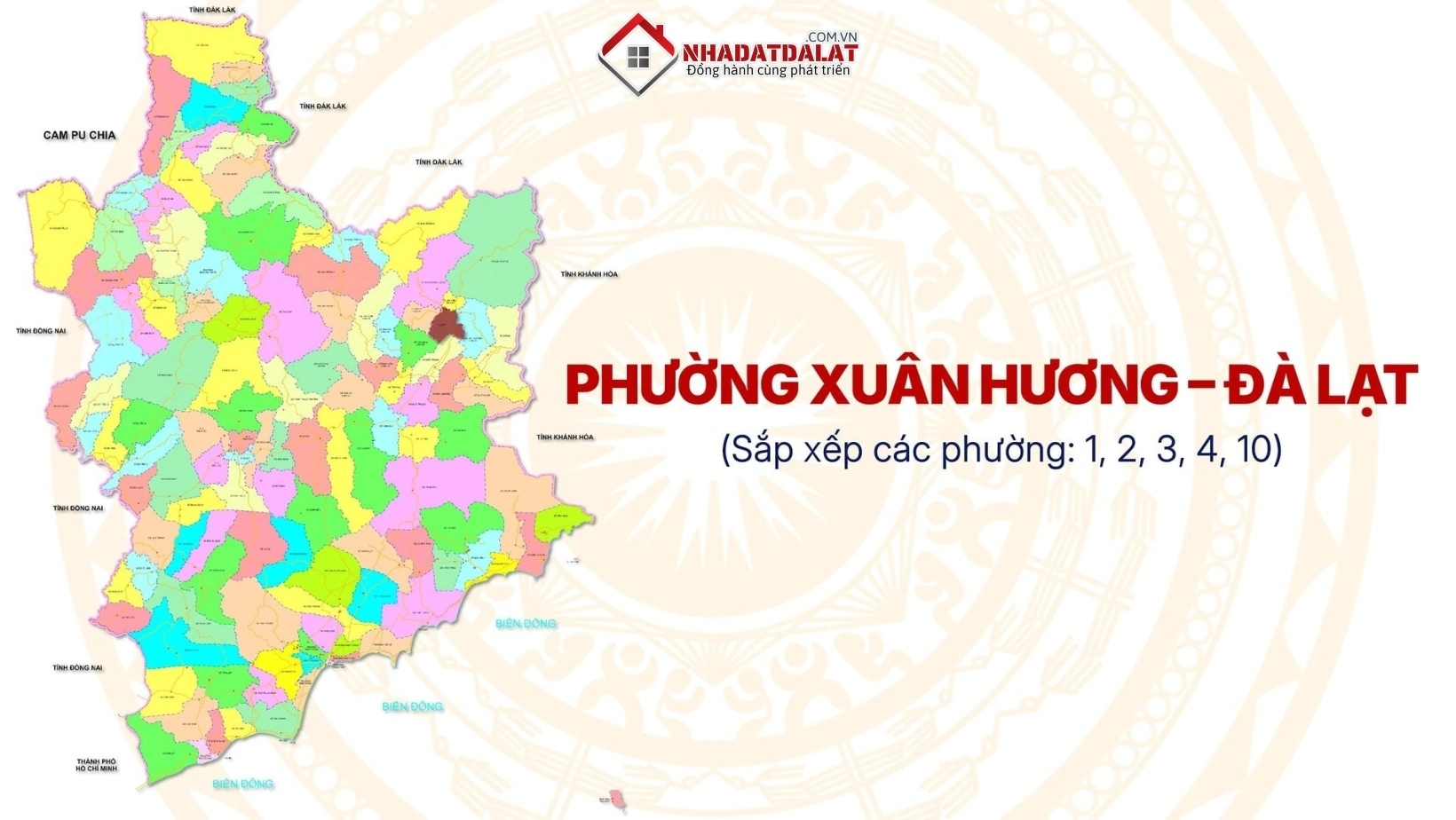 Phường Xuân Hương Đà Lạt sau sáp nhập