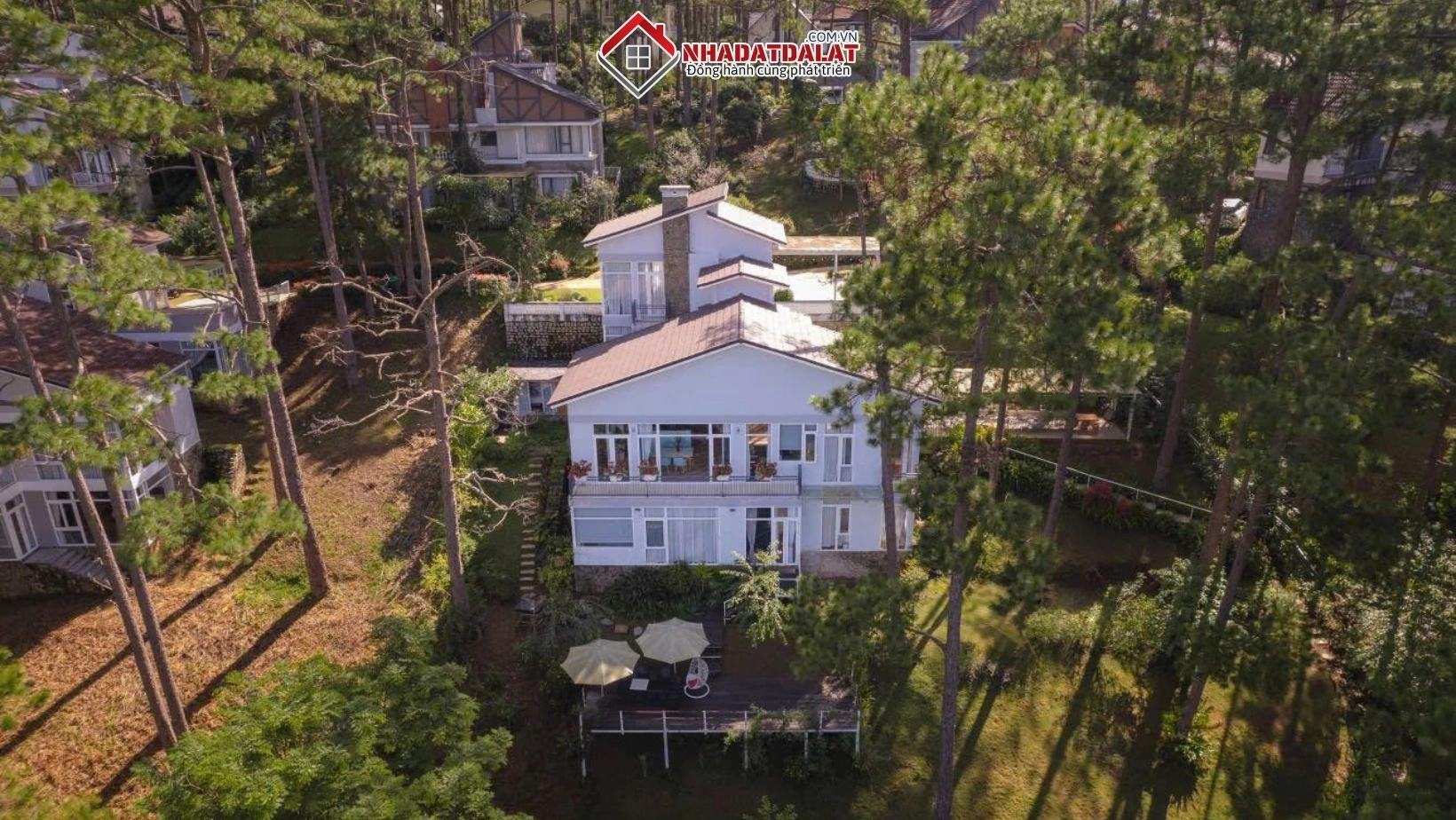 Villa ở khu vực hồ Tuyền Lâm