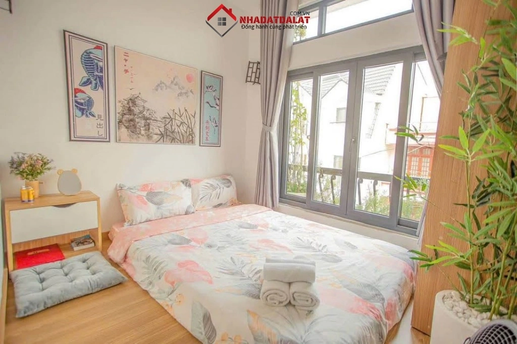 Nội thất phòng homestay 15 phòng đường Trần Phú trung tâm Đà Lạt